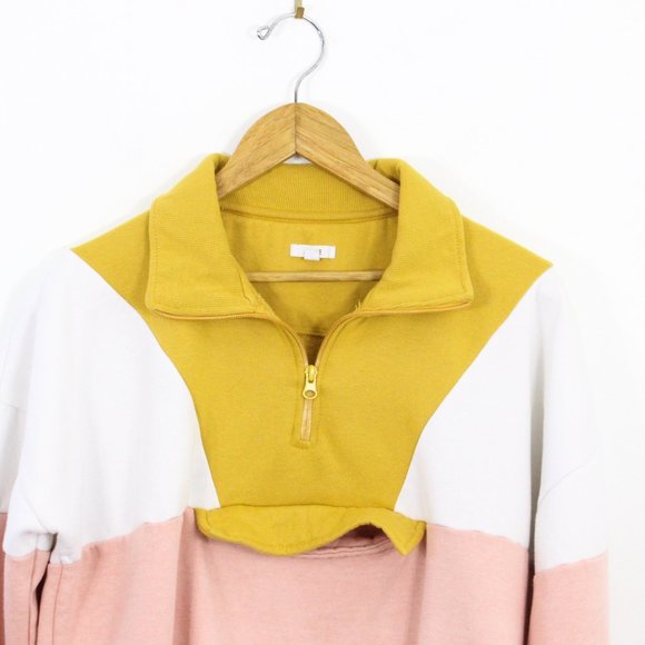 *Ardene 1/4 Zip Colour Blocked Sweater - Picture 2 of 6